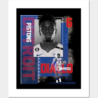 Detroit Pistons Hamidou Diallo 6 Posters and Art